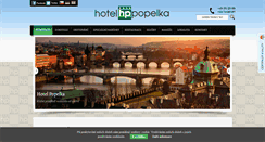 Desktop Screenshot of hotelpopelka.cz